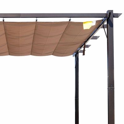 Transforme su patio trasero en un refugio relajante con la pérgola de patio de aluminio AJUNION