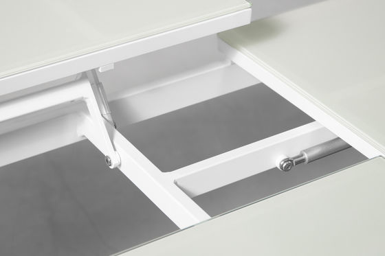 Muebles de patio de aluminio de diseño moderno con mesa ajustable y conjunto de comedor