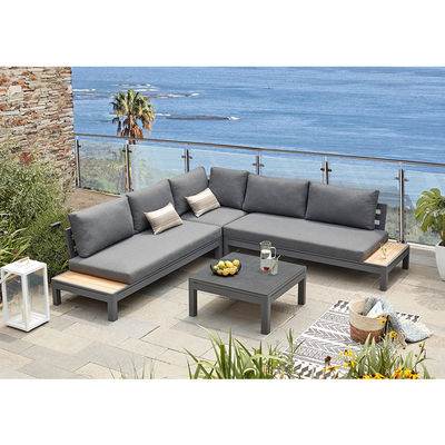 Muebles de jardín modernos de lujo con forma de L