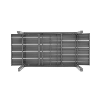 Mesa y silla de comedor de metal extensible para 4-8 personas en el patio por AJUNION