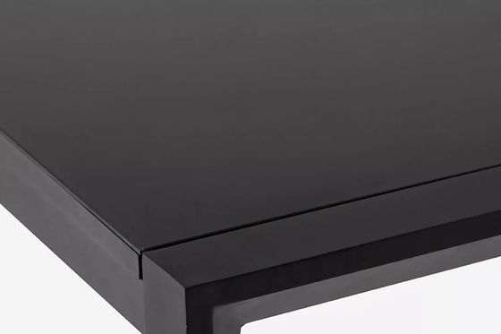 Conjunto de patio extensible L 336.5 x W 107.5 x H 75cm AJUNION Mesa de aluminio al aire libre