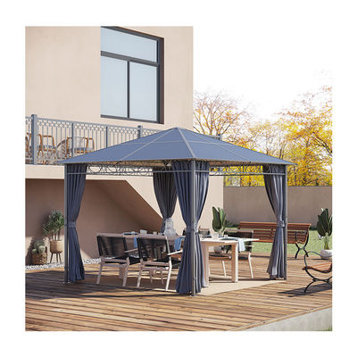 Cuadro de acero AJUNION Área exterior impermeable con techo de policarbonato