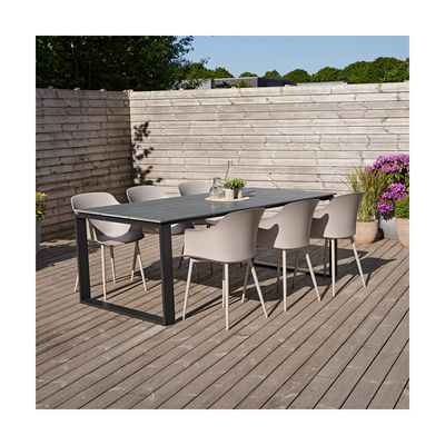 Conjunto específico de jardín AJUNION 6 Conjunto de mesa de comedor con asientos para comidas y ocio al aire libre