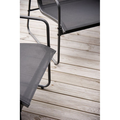 Muebles de metal Conjunto de patio para el jardín del patio
