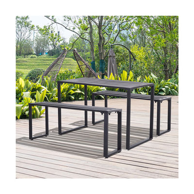 AJUNION Muebles de exterior para instalaciones de ocio Mesas de comedor Bancos y jardines