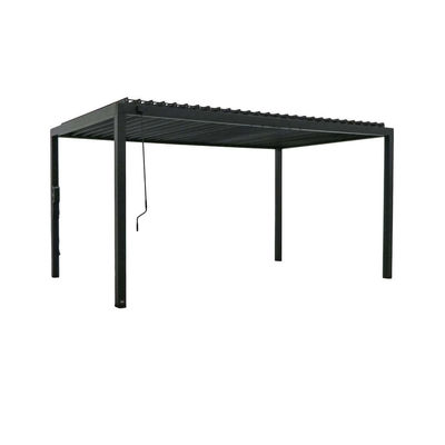 Cuadro de acero AJUNION 16X10 Pergola de metal para el jardín de techo en lucerna Bioclimático al aire libre