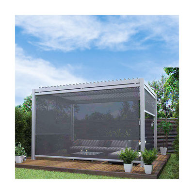 Capacidad de carga 172 kg Canopy de pergola de jardín con mando manual