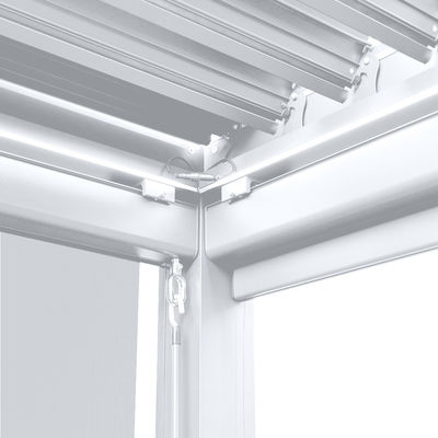 Capacidad de carga 172 kg Canopy de pergola de jardín con mando manual