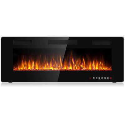 Fuego eléctrico de pared 12 opciones de color de llama y control remoto incluido