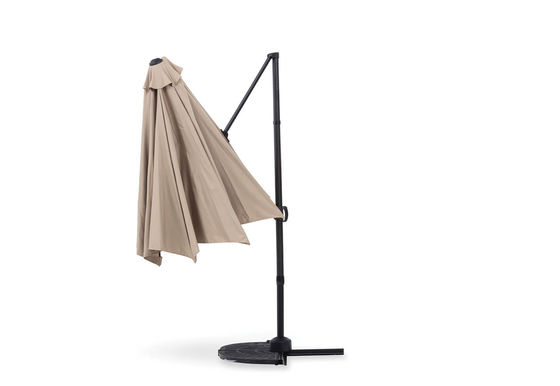 Paraguas de jardín de voladizo de estilo moderno con diseño impermeable y peso de 18,2 kg