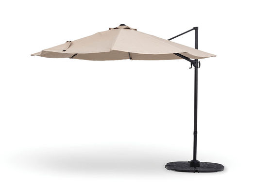 Paraguas de jardín de voladizo de estilo moderno con diseño impermeable y peso de 18,2 kg