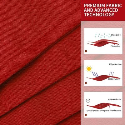 Paraguas colgantes de acero inoxidable para muebles de exterior