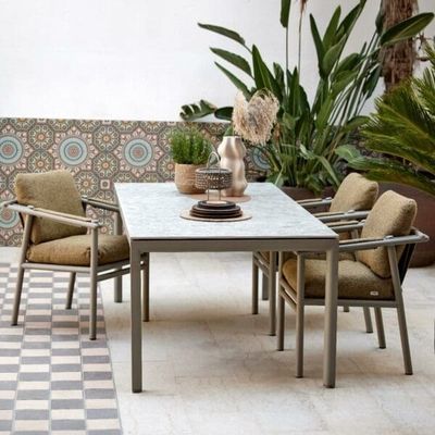 Muebles de aluminio de lujo para jardín o casa