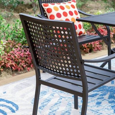 Estilizado y funcional AJUNION Jardín Con L64 x W39 x H29 Inch tamaño de mesa de comedor