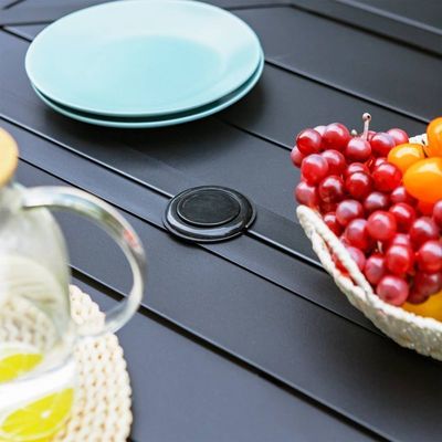 Estilizado y funcional AJUNION Jardín Con L64 x W39 x H29 Inch tamaño de mesa de comedor