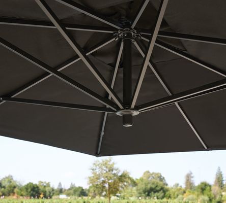 Paraguas de aluminio para el jardín