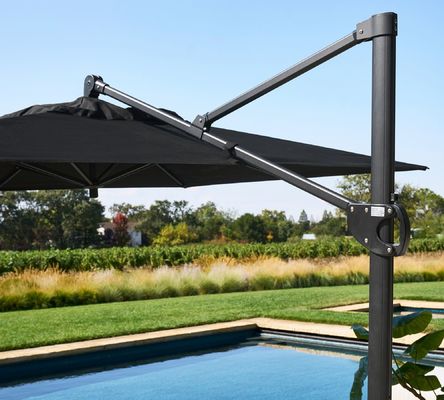 Paraguas de aluminio para el jardín