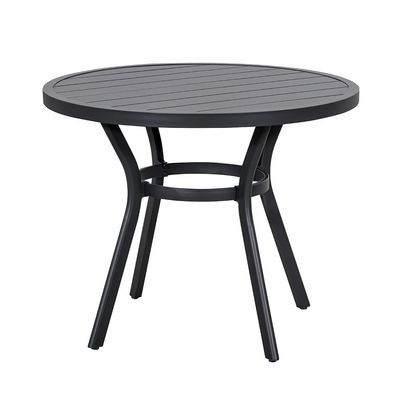 Mesa redonda de comedor y silla L 52 x W45 x H83cm tamaño conjunto para la vida al aire libre por AJUNION