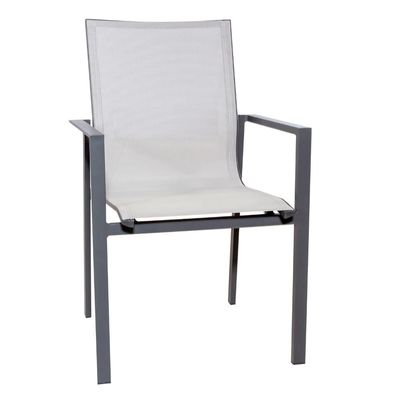 Conjunto de comedor al aire libre con banco AJUNION 9 piezas de marco de aluminio y mobiliario de patio de metal