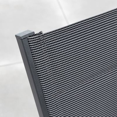 Muebles para restaurantes al aire libre Conjunto de comedor de metal con 8 asientos Mesa expandible de AJUNION