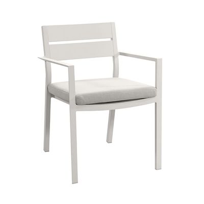 8 Personas Restaurante Mesa de comedor y silla con marco de aluminio en diseño moderno