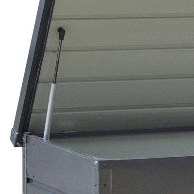 El diseño moderno AJUNION 600L Metal impermeable caja de almacenamiento de jardín al aire libre para la piscina