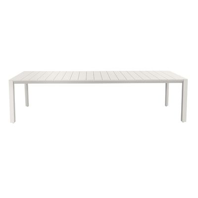 8 Personas Restaurante Mesa de comedor y silla con marco de aluminio en diseño moderno