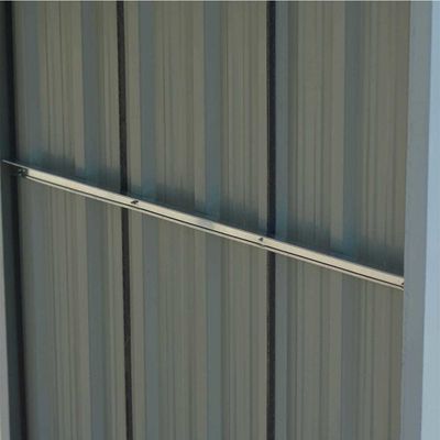 Almacenamiento de leña y herramientas de jardín Casa AJUNIÓN Gran cobertizo de metal a prueba de pudrición