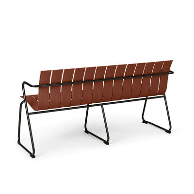 Muebles para exteriores AJUNION Acero Plastic Cadeira de patio de madera Loveseat Silla de jardín