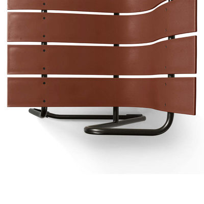 Muebles para exteriores AJUNION Acero Plastic Cadeira de patio de madera Loveseat Silla de jardín