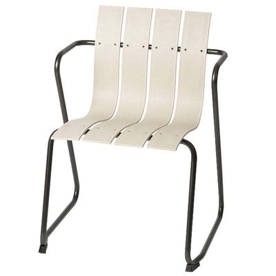 Relájese con estilo con AJUNION Steel Outdoor Dining Set Silla de patio y sillón de jardín
