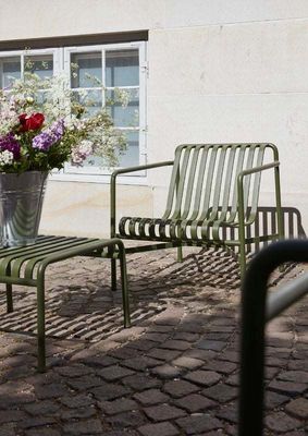 Muebles de exterior de metal para el patio del patio del patio Minimalista silla de salón de acero para el jardín
