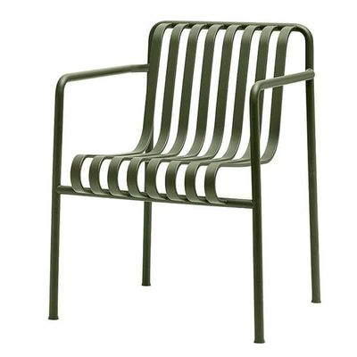 Transforma tu espacio exterior con el sillón de acero minimalista AJUNION W63 x D66 x H80cm