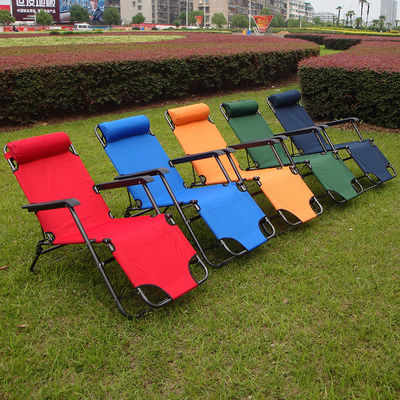 Silla de playa de tumbonas de sol al aire libre portátil y plegable para piscina de campamento en el patio