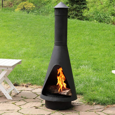 Fuego de acero de leña Fuego de trabajo pesado Fuego para patio al aire libre Jardín de jardín acampar