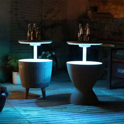 Refrigerador de hielo versátil elevador de mesa para acampar al aire libre picnic en la playa café Bistro jardín