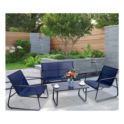 Muebles de exterior de acero y metal para patio
