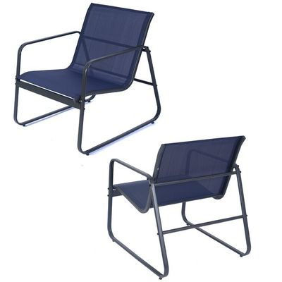 Muebles de exterior de acero y metal para patio