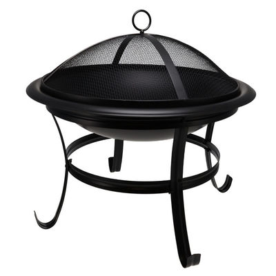 Cuarto trasero Jardín de campamento Fuego de leña Carbón de barbacoa Parrilla Fuego Pit Bowl con logotipo personalizado