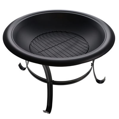Cuarto trasero Jardín de campamento Fuego de leña Carbón de barbacoa Parrilla Fuego Pit Bowl con logotipo personalizado