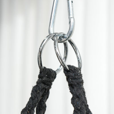 Muebles para exteriores Macrame Cordón de algodón hamaca Sombreras de sillas para interiores y exteriores