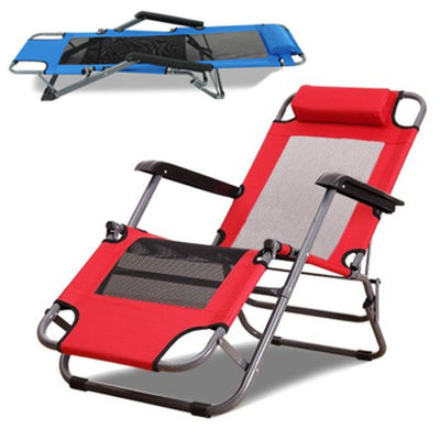 Silla de descanso de playa plegable y ajustable de gravedad cero con embalaje Y Mail