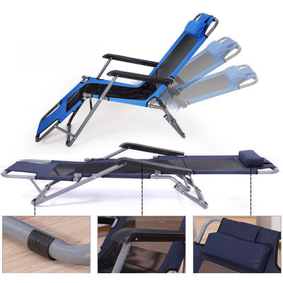 Silla de descanso de playa plegable y ajustable de gravedad cero con embalaje Y Mail