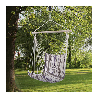 3.1kg AJUNION Silla de hamaca de swing al aire libre estilo moderno silla de swing colgante de cuerda de algodón