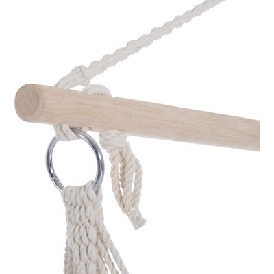 3.1kg AJUNION Silla de hamaca de swing al aire libre estilo moderno silla de swing colgante de cuerda de algodón