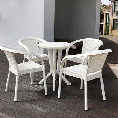 Muebles de ratan sintético para patio balcón fiesta de café boda