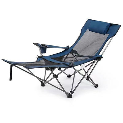 Silla de acampada plegable de aluminio para exteriores Silla de tumbona de playa Moon Beach portátil y ajustable