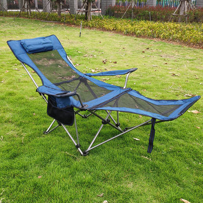Silla de acampada plegable de aluminio para exteriores Silla de tumbona de playa Moon Beach portátil y ajustable