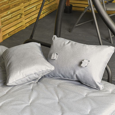 AJUNION 3 plazas cama columpiante exterior patio columpios silla colgante correo envasado y incluido