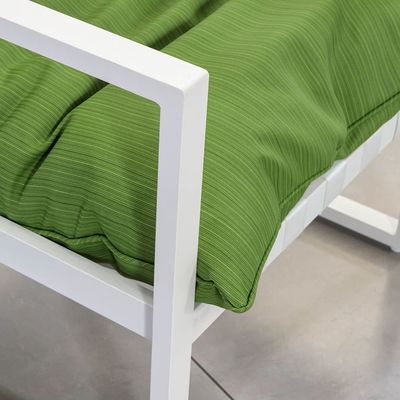 Silla de jardín de aluminio para ocio al aire libre Set de salón de aluminio L 45 x W48 x H45cm de aluminio